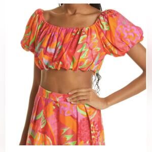 Farm Rio Fruit Brush Crop Top